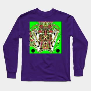 radiactive mictlan alien ecopop Long Sleeve T-Shirt